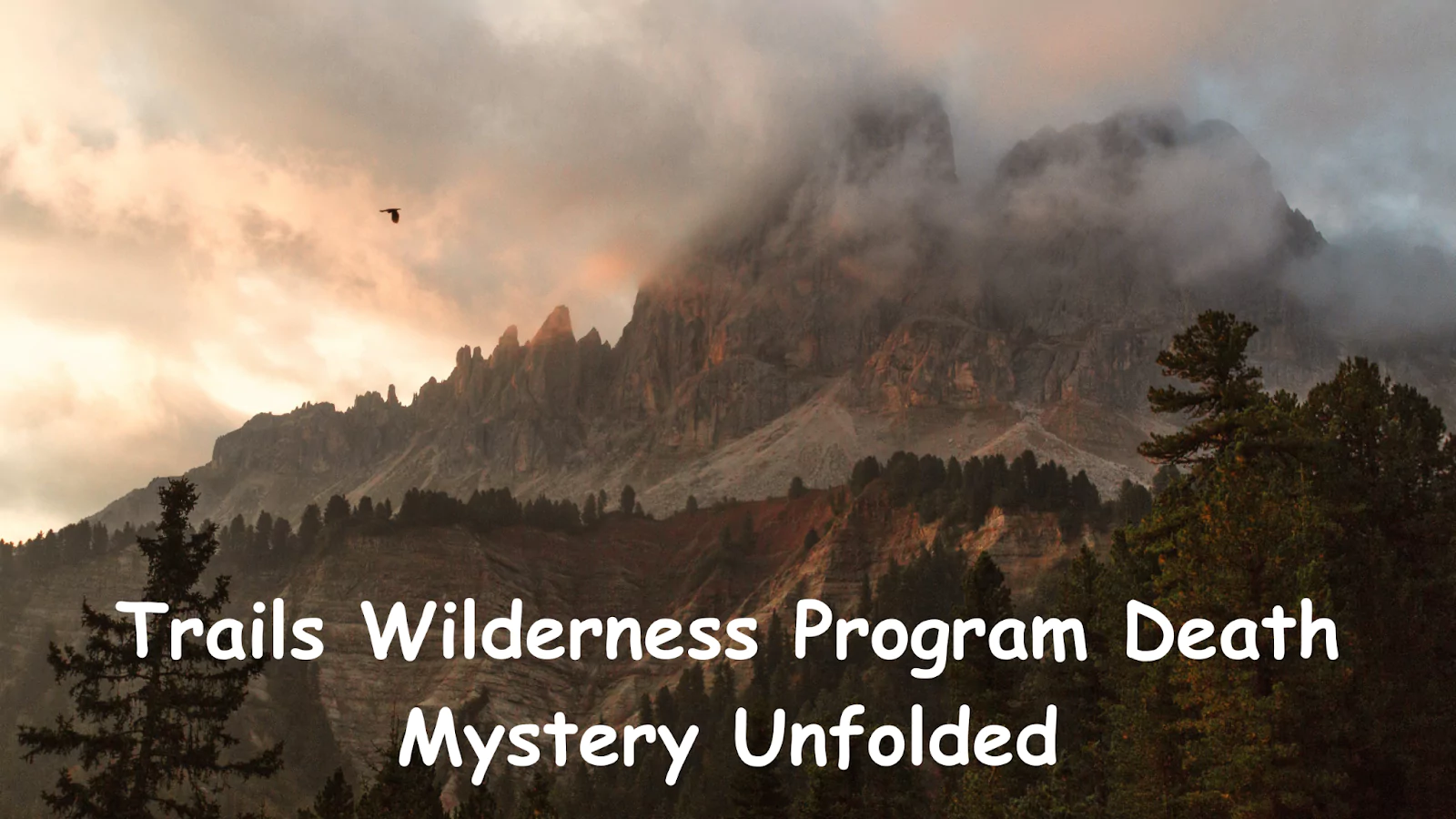 Trails Wilderness Program Death